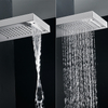 FLG high quality hot selling new design Stainless Steel Black Rainfall Shower Panel
