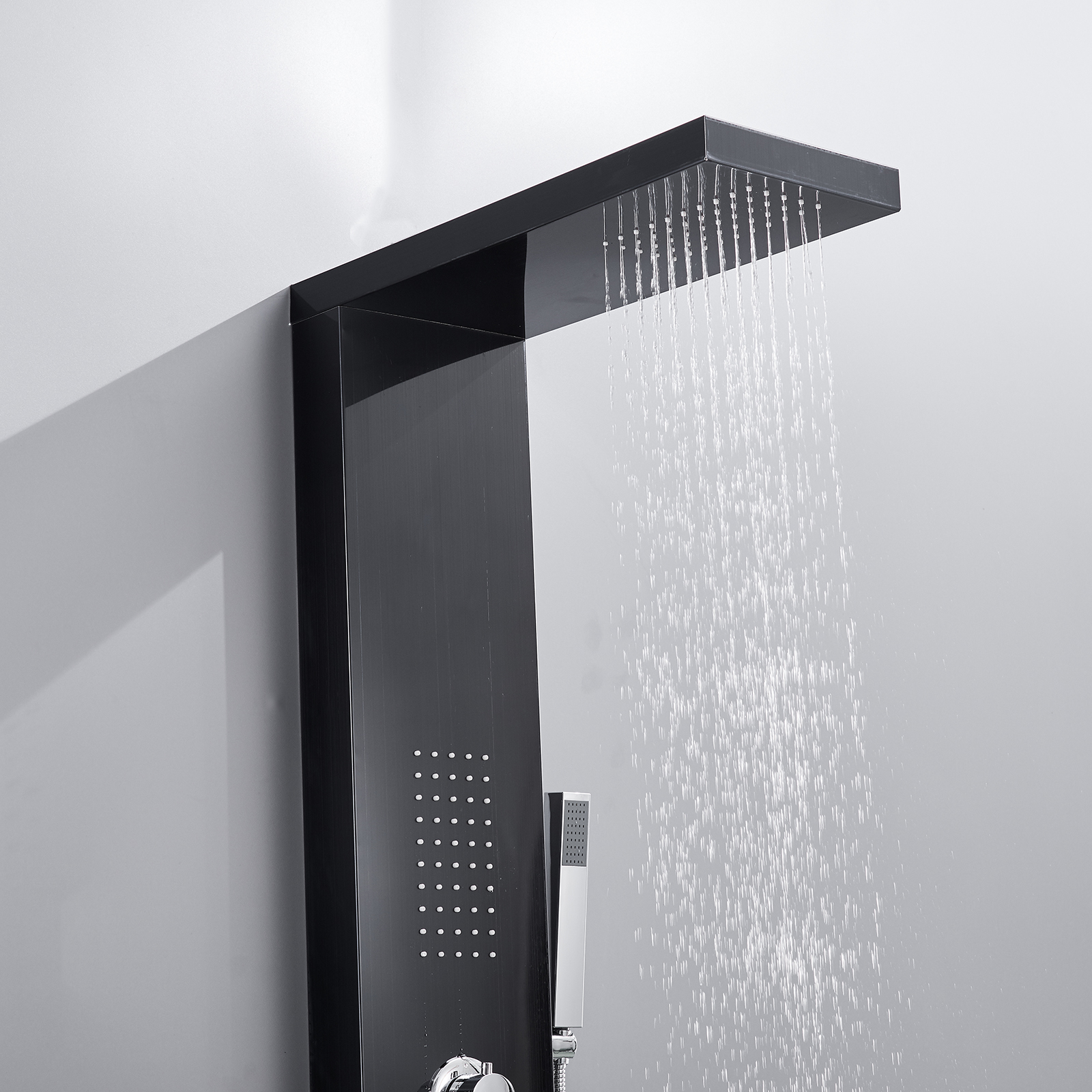 Flg Cheap Price Brushed Hot And Cold Water Shower Panel Douche