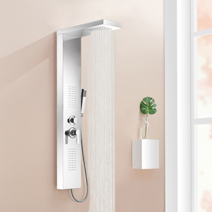 FLG china bathroom new wall mounted mirror bathroom shower panel douche