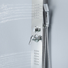 FLG fashion mirror stainless steel wall mounted shower panel