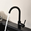 Modern Bar Sink Faucet Kitchen Sink Faucet Single Handle Hot&Cold, Matte Black Prep Sink Faucet