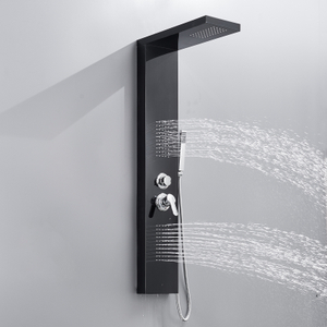 Flg Cheap Price Brushed Hot And Cold Water Shower Panel Douche