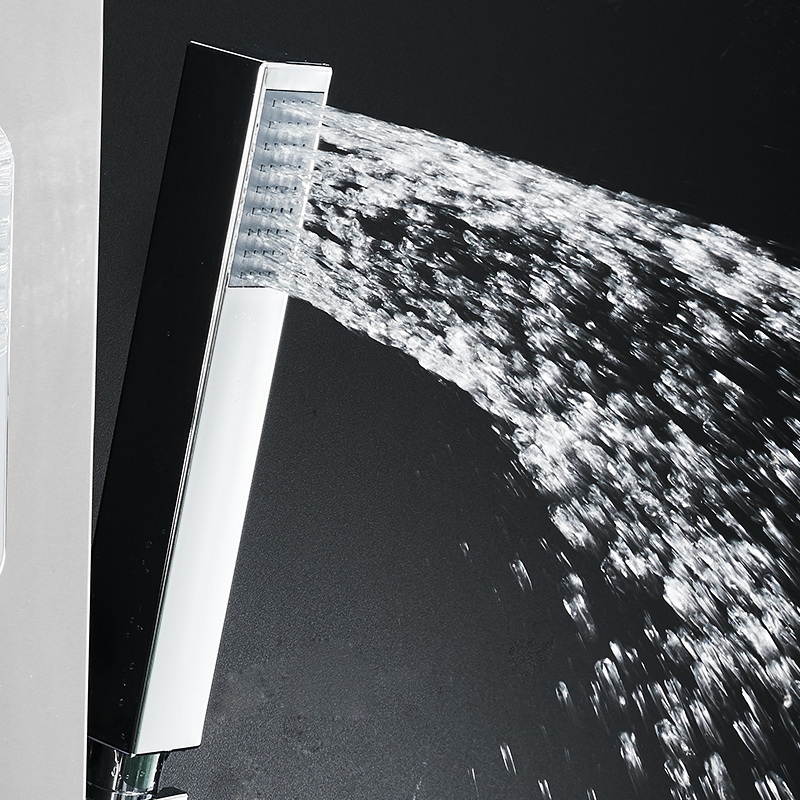 FLG high quality hot selling new design Stainless Steel Black Rainfall Shower Panel